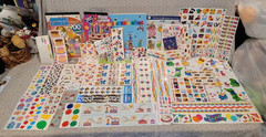 Vintage Sandylion Mrs. Grossman’s Circus Birthday Party Sticker Sheet Book Lot
