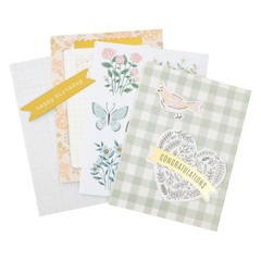 American Crafts GINGHAM GARDEN (200pc) PAPERIE EPHEMERA PACK scrapbooking