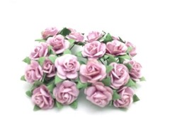 20*1.5 cm Mulberry Paper Rose Flower Craft Wedding Card making