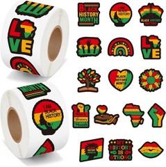 Multi-Use 1000 Pcs Black History Celebration Stickers – Long-Lasting & Stylish