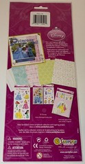 Lot Disney Theme Stickers New (5) & Card (1) Princesses, Peter Pan, Cinderella