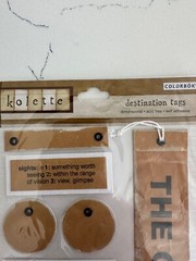 Colorbok Kolette Self Adhesive Destination Tags «The City» Scrapbooking