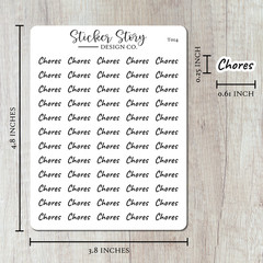 Chores Planner Stickers