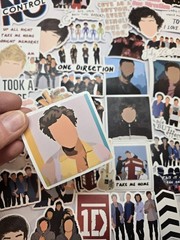 50pc One Direction 1D Stickers Full Color Decals HARRY STYLES