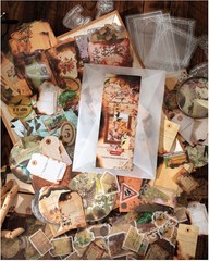 200PCS Vintage Scrapbooking Supplies Pack for Junk Journal Planners Decoupage Pa