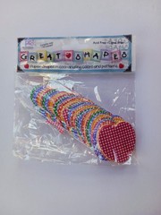 Provo Craft – Great Shapes – 1 1/2″ Heart Check – 150 pieces – NEW