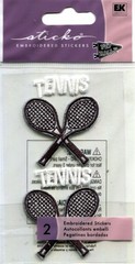 Pep Rally, TENNIS, 3D Embroidered Sticker – Jolee’s Boutique PRSE016