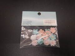 The spring shop Pink White blue mini flowers 15pieces