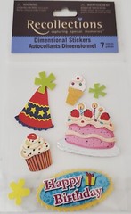 *YOU CHOOSE* Jolee’s/Others HAPPY BIRTHDAY Party Dimensional/Non-Dimen. Stickers