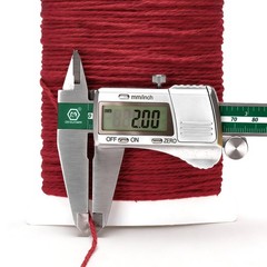 KINGLAKE Red Cotton Twine String – 2mm Cotton Bakers Twine 164 Feet Red Strin…