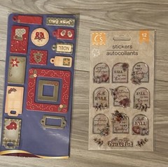 SCRAPBOOKING Scrapbook Supplies/Stickers/48 Pages of 12X12 Acid Free Paper