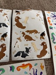 mrs. grossman’s stickers lot Gifts Sea Creatures Dogs Candy 90’s Vtg