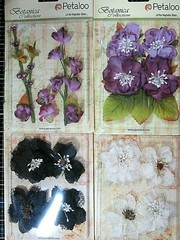 Petaloo Floral Embellishment Pack, Your Choice of Style/Color, Retired