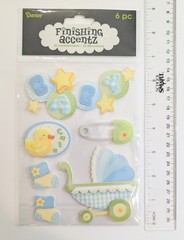 Baby Boy Themed Scrapbooking Stickers By Darice