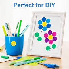 Vibrant 3/4 Inch Color Coding Stickers – 4000 PCS for Home and Classroom Use