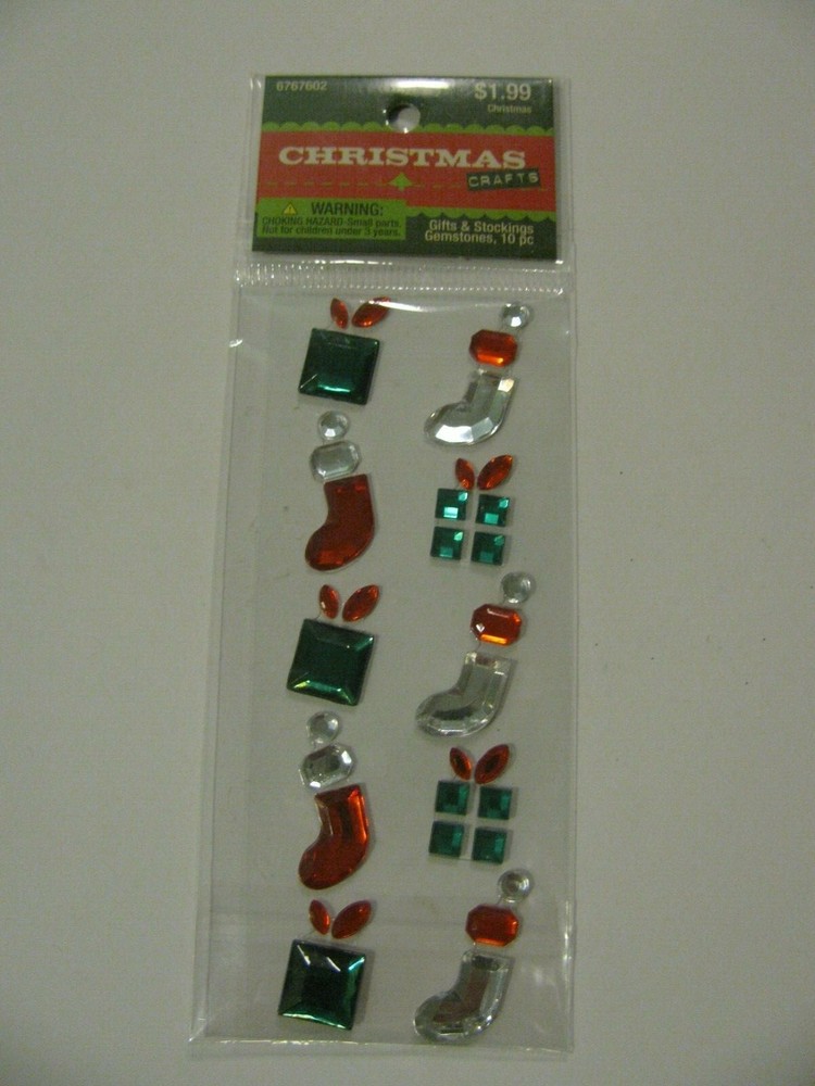Hobby Lobby CHRISTMAS CRAFTS Rhinestones Gifts Stockings NIP