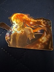 RWBY Holographic Sticker Lot X5 Pyrrha Yang Weiss Penny Size 3X3 Inches