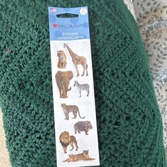 Mrs. Grossman’s Animal Stickers Sheet Multicolor Animals & Insects Theme