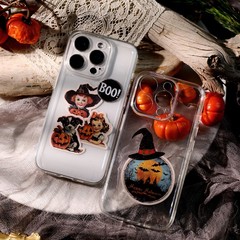 66 pcs Halloween PVC Waterproof Matte Surface Paper Sticker Scrapbook Craft