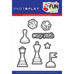 PHOTOPLAY – STAMP N METAL CUTTING DIE SET – FAMILY FUN NIGHT