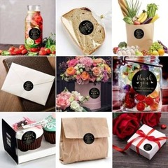 2Rolls/1000Pcs 1.0/1.5 inch Thank You Stickers Hand Made Small Business Labels