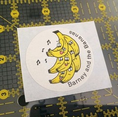 Vintage Stickers CTP Banana Scratch And Sniff Sticker VTG 80s GREAT SCENT