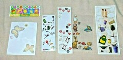 Scrapbooking Mixed Lot Asst. Stickers, Sticker Pad, Vellum, 3D, Sports Lot #4