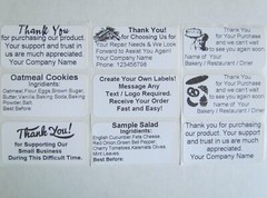 Custom Personalized Labels Stickers Asset Tag Price Business Store 2″x1″