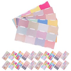 5 Pcs Tabs for Annotating Books Blank Monthly Labels Index Files