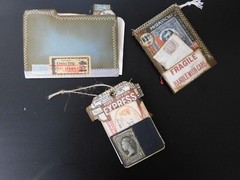 Junk Journal Add On OOAK File Envelope Note Pad Ephemera Tags Choice Of Set