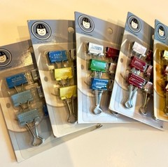 NWOT Li’l Davis Designs Painted Binder Clips 72-piece Set