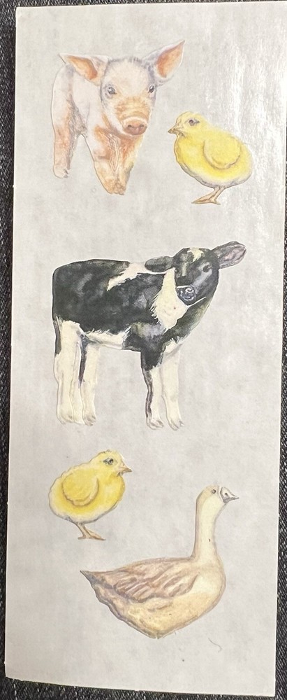 *Creative Memories Stickers Farm Pig Chicks Goose Cow