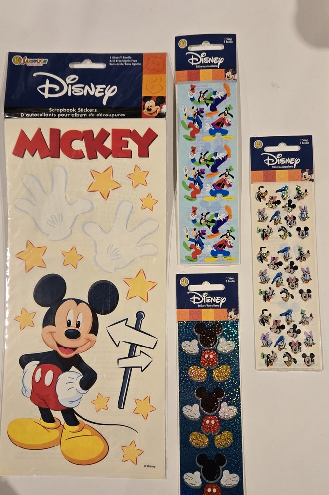 Disney Mickey Mouse Sticker Lot