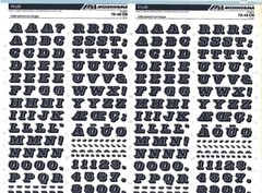 MECANORMA Dry Transfer Lettering 70.48 CN #273 PROFIL 14.9mm