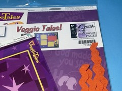 VeggieTales Scrapbook Kit Stickers Blue Sky Designs Craft Lot Christian Kids NEW