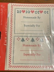 Vintage 1988 Hallmark Gift Seals Stickers Homemade By Especially For Sealed