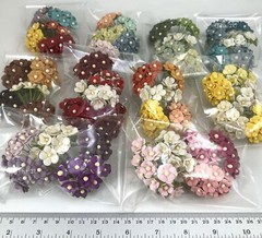 5/8″ or 1.5cm – 500 Cottage MIXED 10 bags Paper Flower Craft Scrapbook (S10-A10)