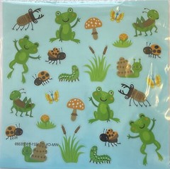 Spring Friends Bugs Frogs Butterflies Stickers Planner Teacher Supply Crafts