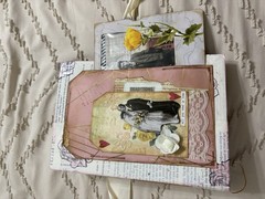 Pink Soft Cover Junk Journal Full of Decorative Ephemera