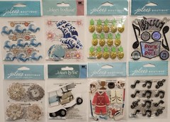 Lot of 27 JOLEE’S BOUTIQUE Dimensional Scrapbooking Stickers