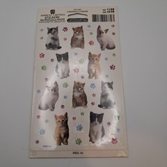 Vtg AGC Stickety-Doo-Da Puppies Kitties Valentines Everyday Stickers…