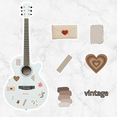 120 PCS Vintage Aesthetic Stickers for Journaling, Scrapbook Supplies, 120pcs