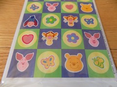 Disney Winnie the POOH Scrapbook Stickers Eeyore Piglet Tigger Hallmark Sealed