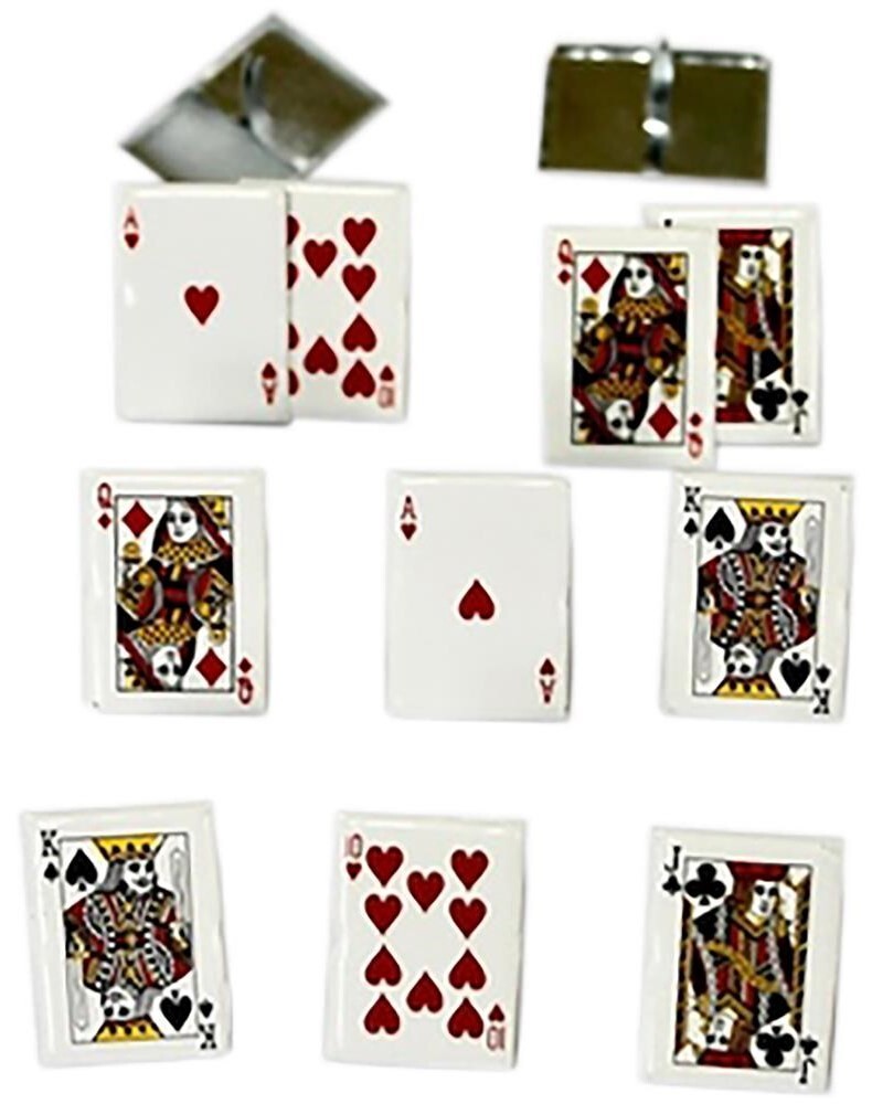 Playing Cards -Game, Decorative Scrapbook Brads – Eyelet Outlet #B155