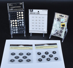 Lot Gems, Enamel Dots, Bling 21 Packs Stickers NEW Scrapbooking Card Making