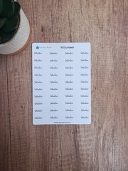 Volunteer Script Stickers for Calendars, Journals and Planners