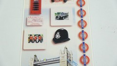 Paper House Productions Sticky Pix Cardstock Stickers London STCX0036