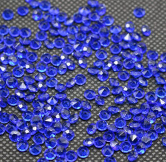 2000 Royal Blue Acrylic 4mm Diamond Confetti Wedding Deco Supplies Table Scatter