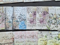 200 Pc Ephemera Petite 2 3/4 X 2 3/4 Dec Garden Series Floral Paper Pack Pack A