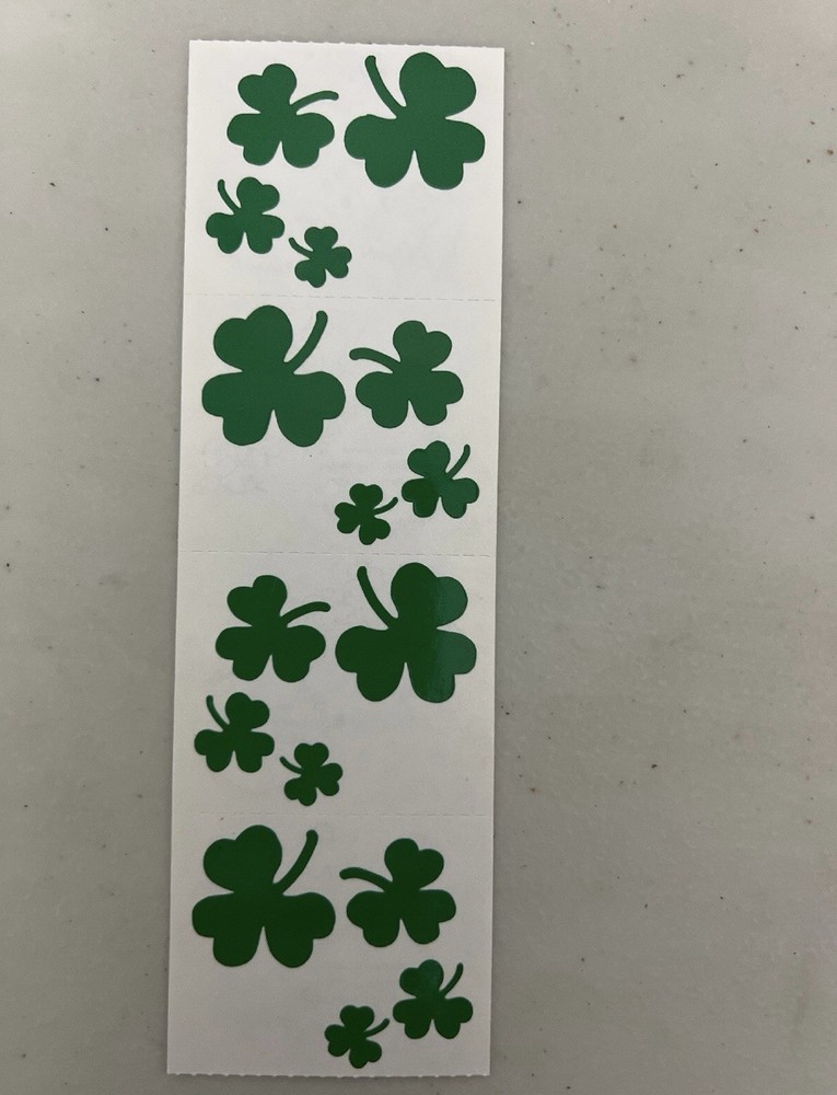 X Mrs. Grossman’s Stickers Plants Shamrocks St Patty’s